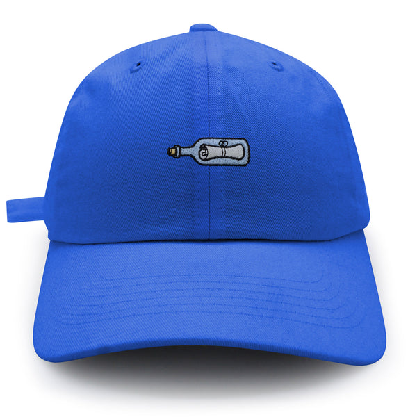 Message in a Bottle Dad Hat Embroidered Baseball Cap Gift