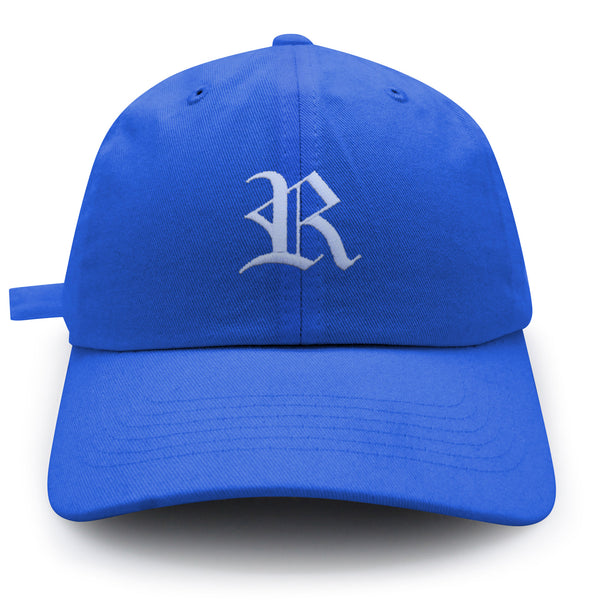 Old English Letter R Dad Hat Embroidered Baseball Cap English Alphabet
