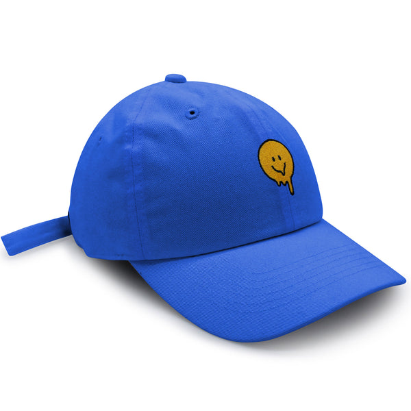 Melted Smile Dad Hat Embroidered Baseball Cap Sad Face