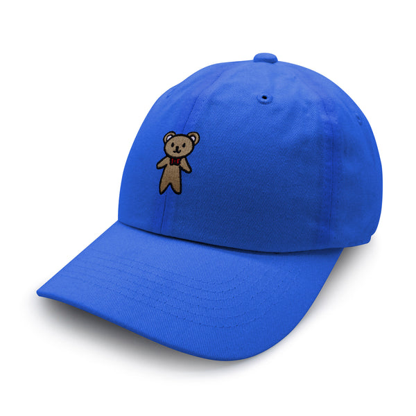 Teddy Bear Dad Hat Embroidered Baseball Cap Ribbon Brown