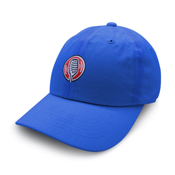 Desktop Microphone Dad Hat Embroidered Baseball Cap Podcast
