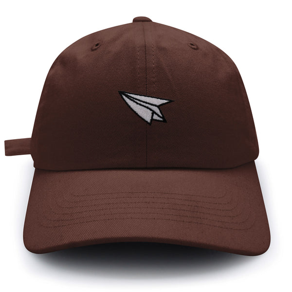 Paper Airplane Dad Hat Embroidered Baseball Cap Plane Sky