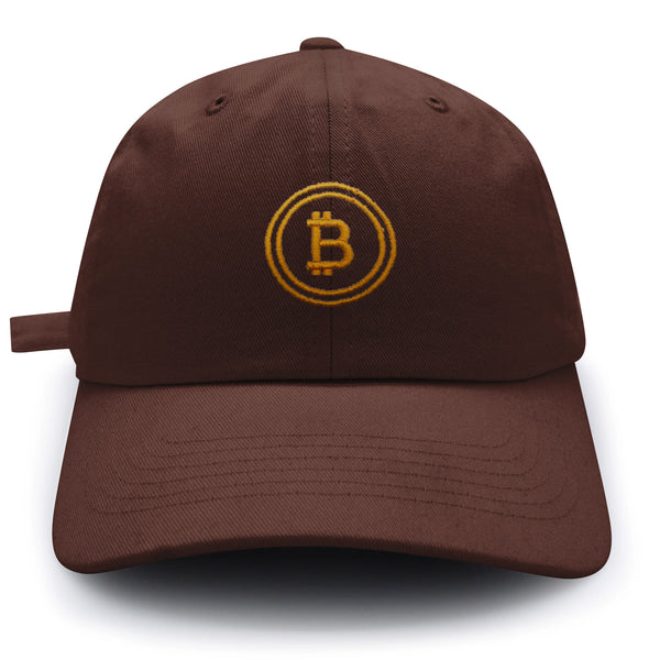 Bitcoin Dad Hat Embroidered Baseball Cap Cryptocurrency