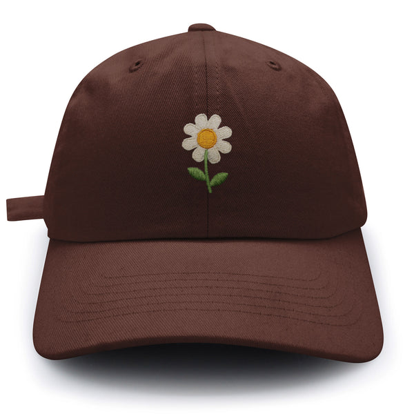 Chamomile Flower Dad Hat Embroidered Baseball Cap Floral