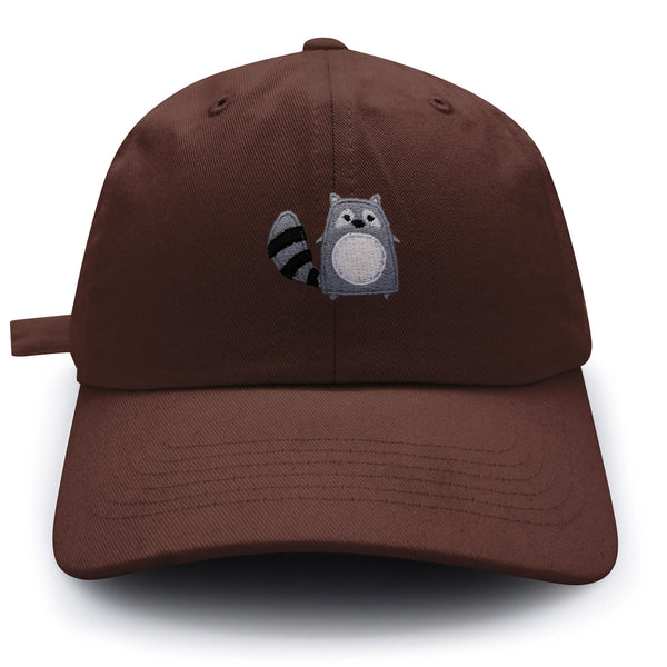 Racoon Dad Hat Embroidered Baseball Cap Cute Zoo