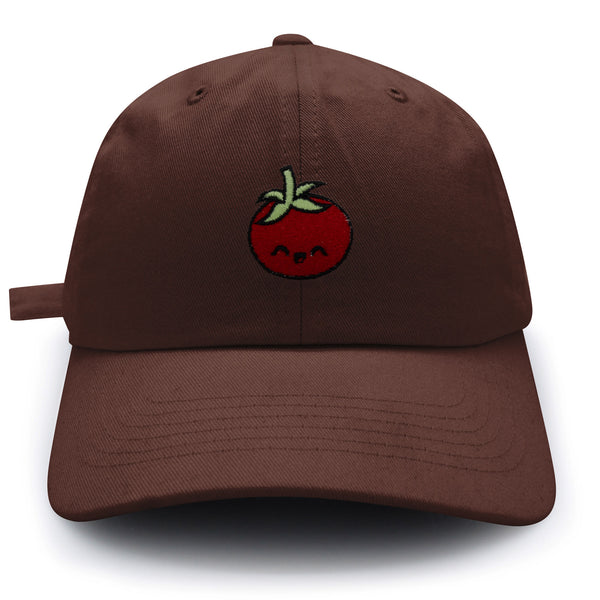 Tomato Dad Hat Embroidered Baseball Cap Vegetable Vegan