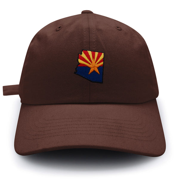 Arizona Flag Dad Hat Embroidered Baseball Cap Arizona Tucson Pheonix