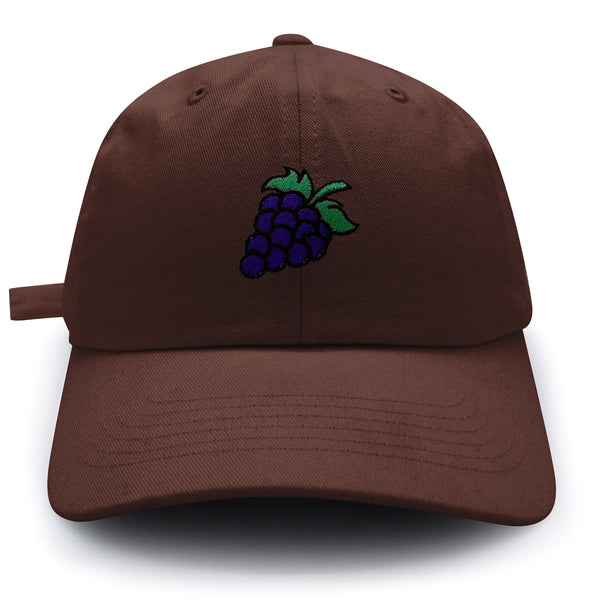 Grape Dad Hat Embroidered Baseball Cap Farm Farmers Vegan