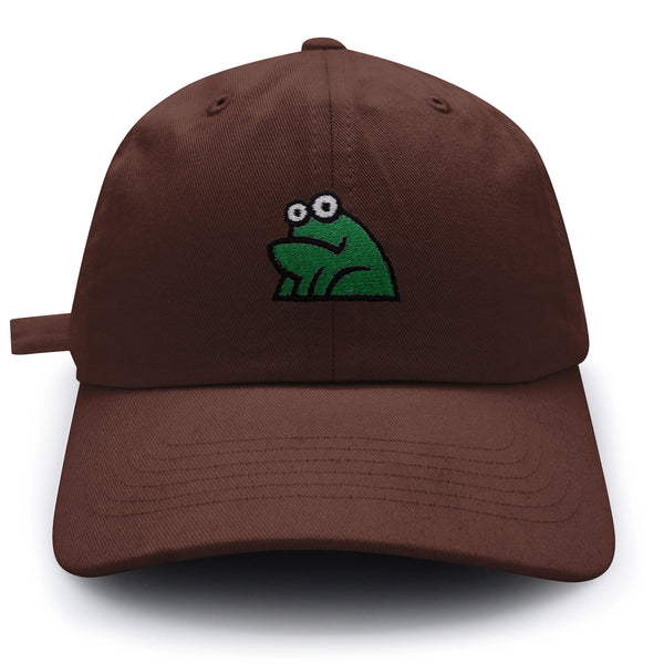 Frog Dad Hat Embroidered Baseball Cap Funny