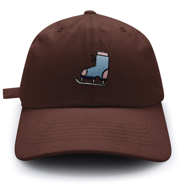 Ice Skating Dad Hat Embroidered Baseball Cap Skate Winter