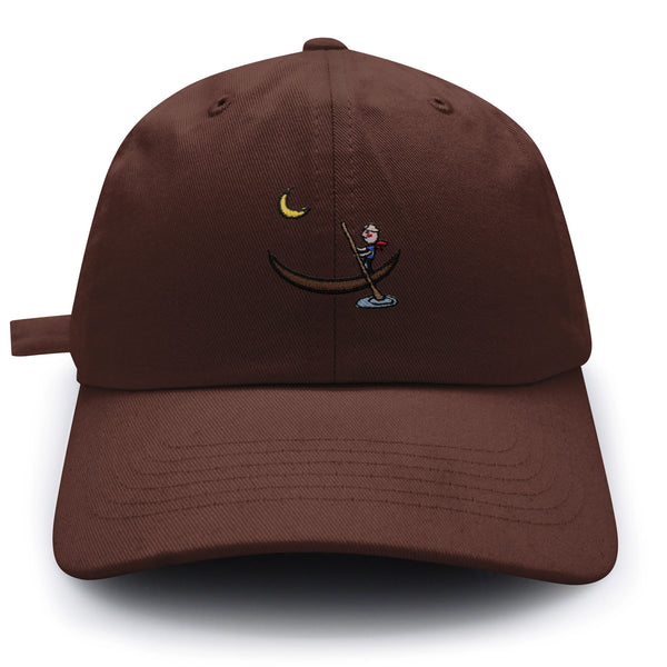 Gondola Dad Hat Embroidered Baseball Cap Venetian Fashion