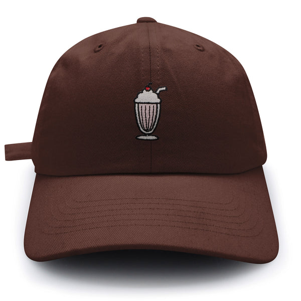 Milkshake Dad Hat Embroidered Baseball Cap Foodie