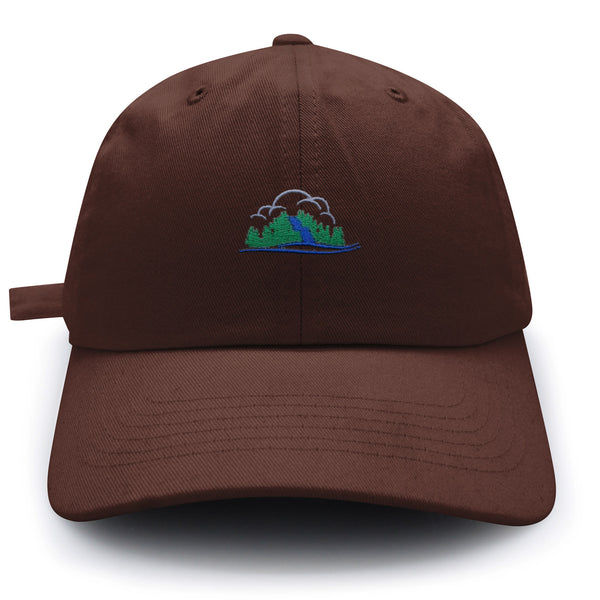 Waterfall Dad Hat Embroidered Baseball Cap Logo