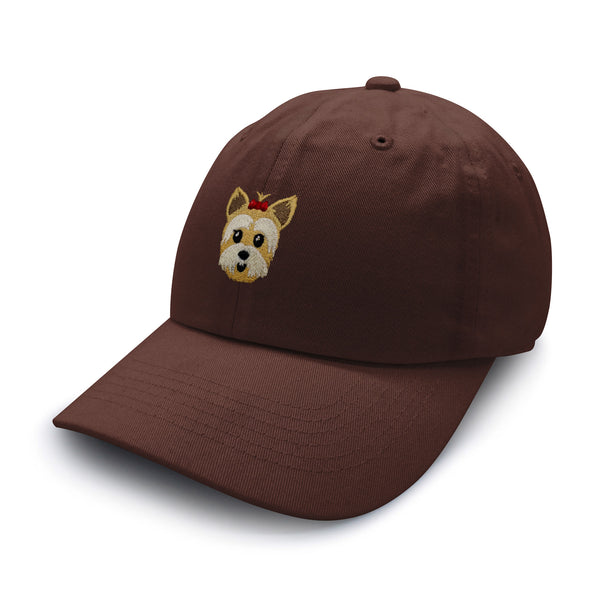 Yorkshire Terrier Dad Hat Embroidered Baseball Cap Puppy Yorkie