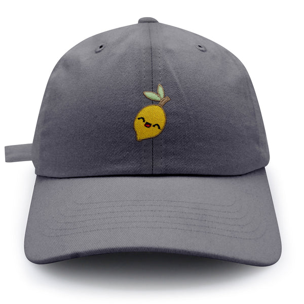 Lemon Dad Hat Embroidered Baseball Cap Vegan Vegetable