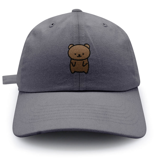 Bear Dad Hat Embroidered Baseball Cap Teddy Bear Brown