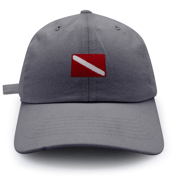 Diving Flag Dad Hat Embroidered Baseball Cap Flag Symbol