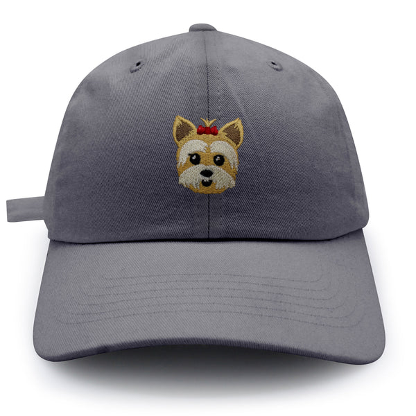 Yorkshire Terrier Dad Hat Embroidered Baseball Cap Puppy Yorkie