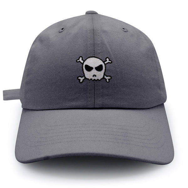 Skull Dad Hat Embroidered Baseball Cap Scary Bone