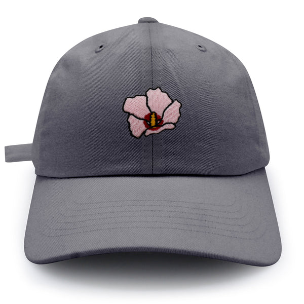 Rose of Sharon Dad Hat Embroidered Baseball Cap Hibiscus Hawaii