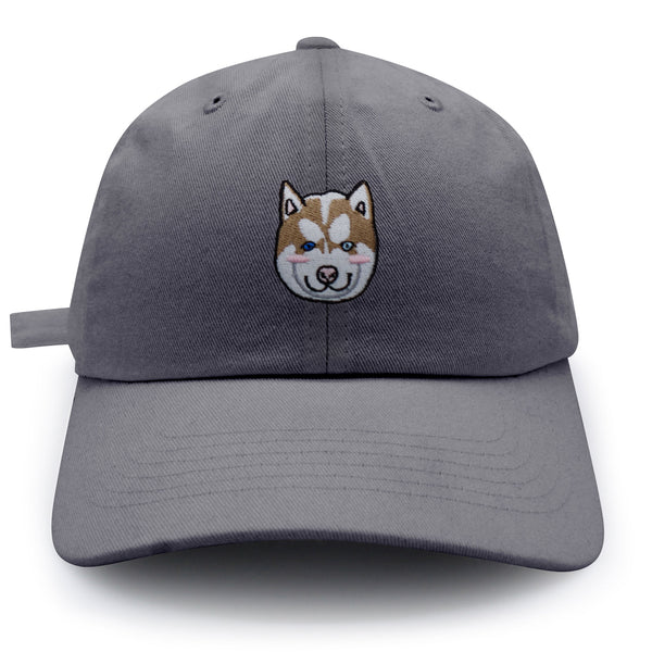 Odd eyes Dad Hat Embroidered Baseball Cap Huskey Dog