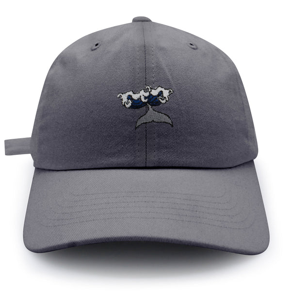 Whale Dad Hat Embroidered Baseball Cap Wave Ocean