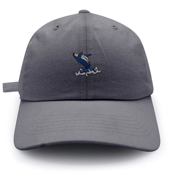 Whale Dad Hat Embroidered Baseball Cap Ocean Fish