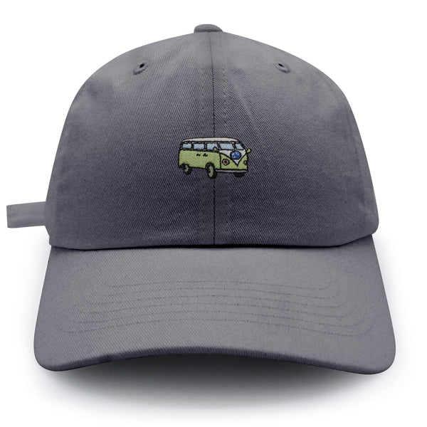 Hippie Bus Dad Hat Embroidered Baseball Cap Surfing RV