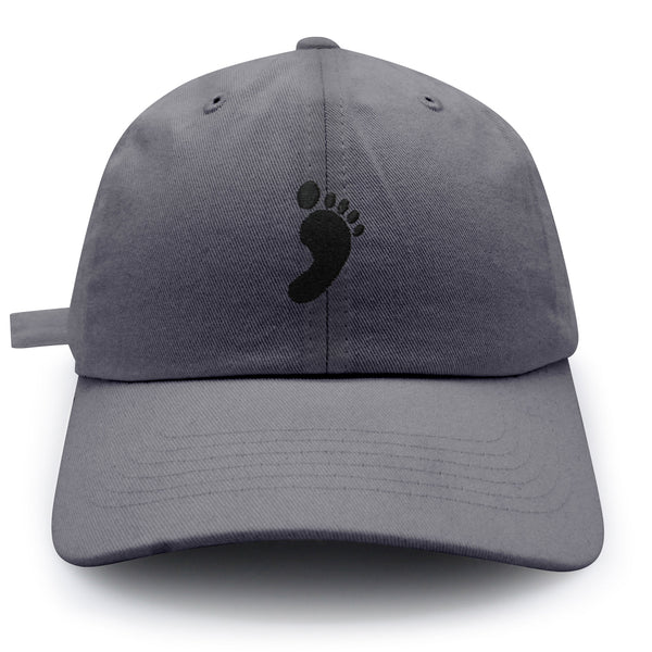 Footprint Dad Hat Embroidered Baseball Cap Feet