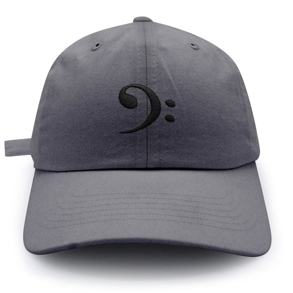 Bass Clef Dad Hat Embroidered Baseball Cap Music Symbol