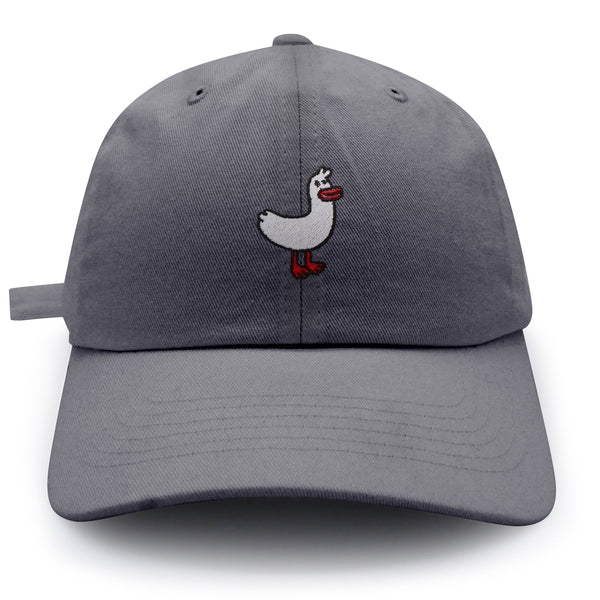 White Goose Dad Hat Embroidered Baseball Cap Cute Swan