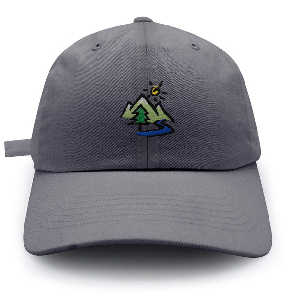 Mountain Dad Hat Embroidered Baseball Cap Image