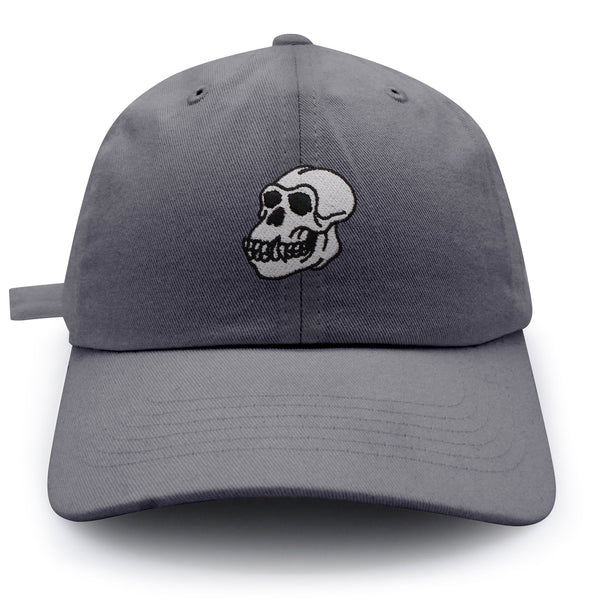 Gorilla Skull Dad Hat Embroidered Baseball Cap Skelton