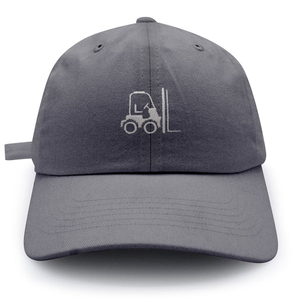 Forklift Dad Hat Embroidered Baseball Cap Warehouse