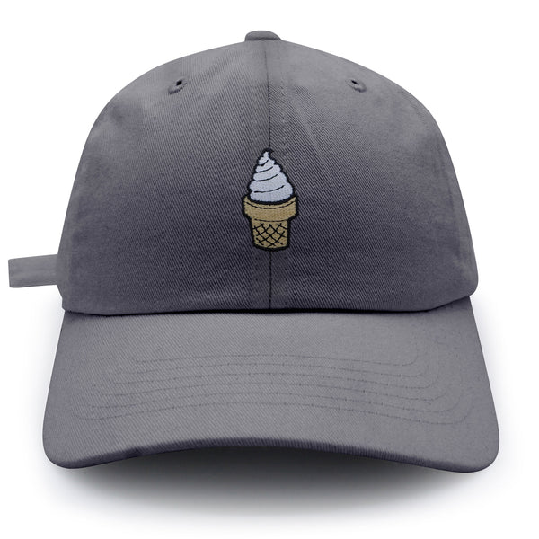 Ice Cream Cone Dad Hat Embroidered Baseball Cap Foodie