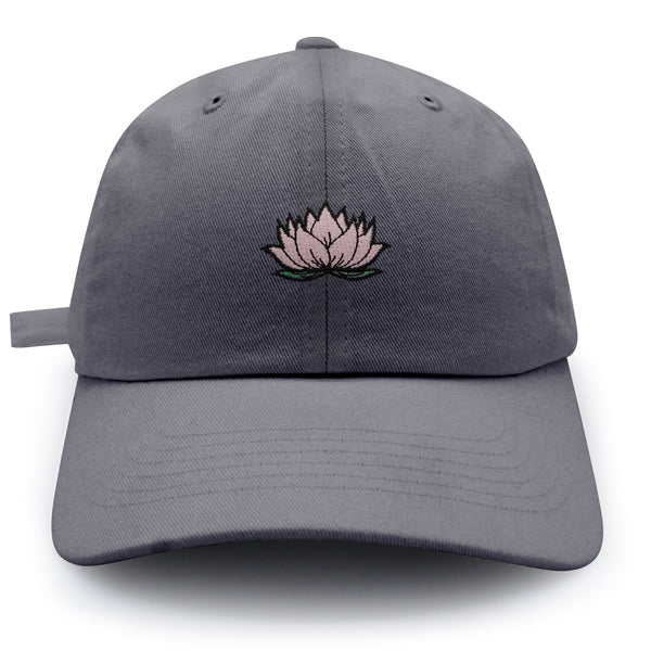 Lotus Flower Dad Hat Embroidered Baseball Cap Pond