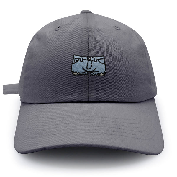 Denim Shorts Dad Hat Embroidered Baseball Cap Jeans