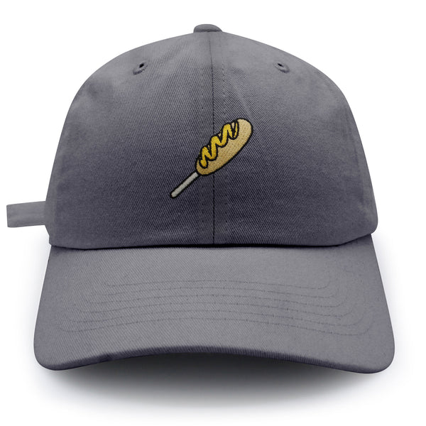 Corndog Dad Hat Embroidered Baseball Cap Foodie