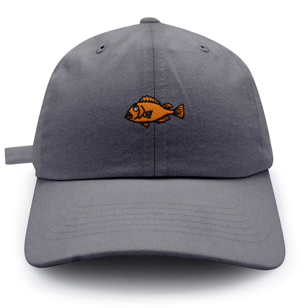 Fishing Dad Hat Embroidered Baseball Cap Rock Fish