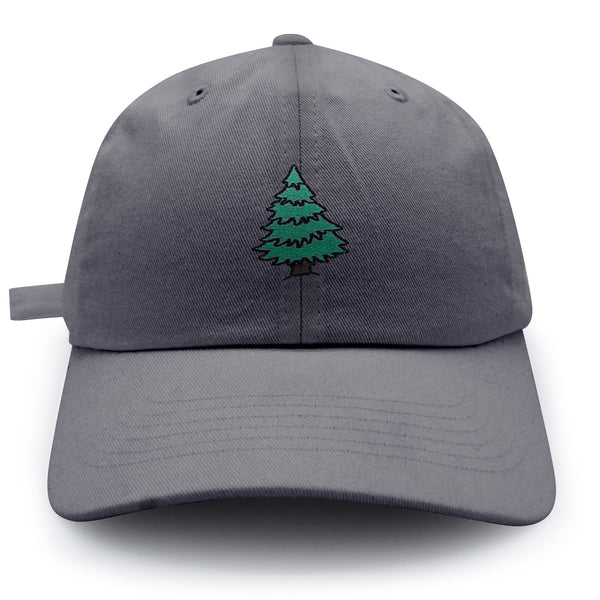 Pine Tree Dad Hat Embroidered Baseball Cap Forest Camping