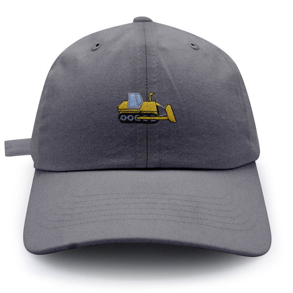 Bulldozer Dad Hat Embroidered Baseball Cap Construction