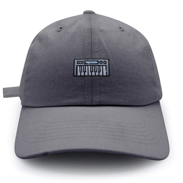 Synthesizer Keyboard Dad Hat Embroidered Baseball Cap Music Instrument