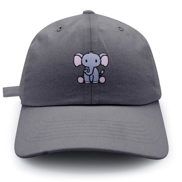 Sitting Elephant Dad Hat Embroidered Baseball Cap Cute Sitting