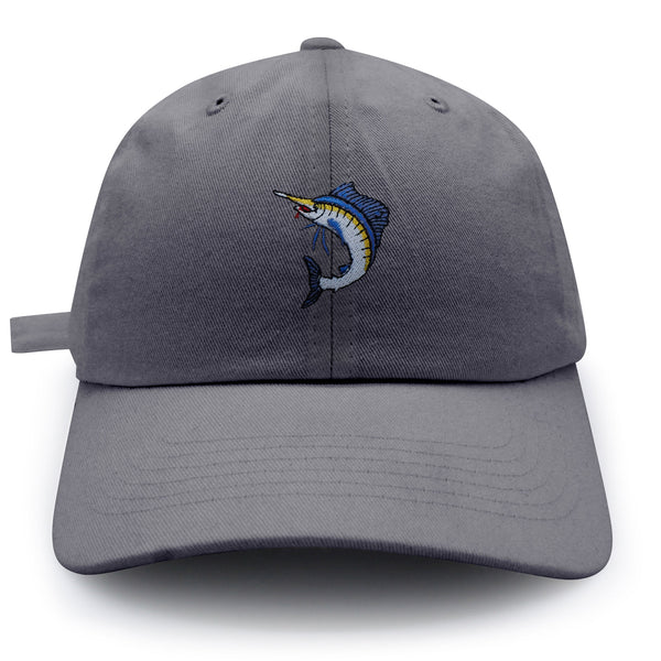 Marlin Dad Hat Embroidered Baseball Cap