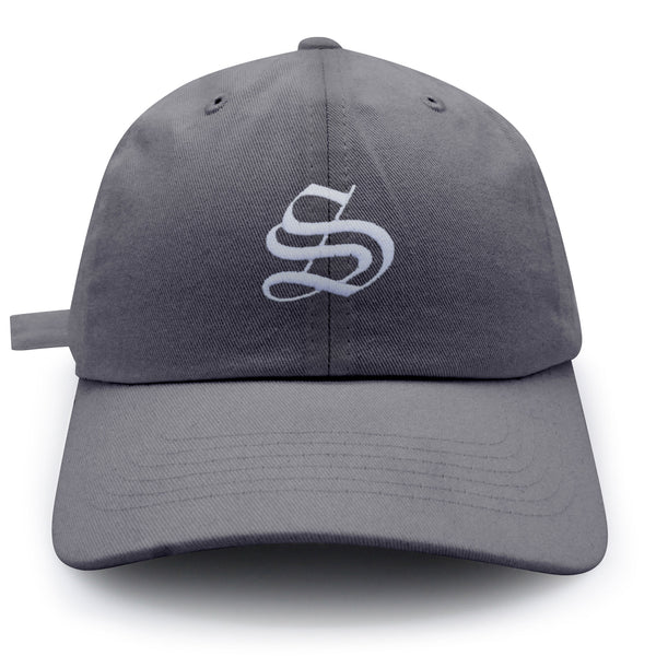 Old English Letter S Dad Hat Embroidered Baseball Cap English Alphabet