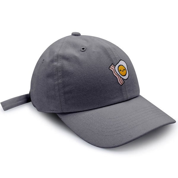 Egg and Bacon Dad Hat Embroidered Baseball Cap Breakfast