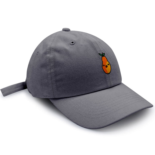 Pear Dad Hat Embroidered Baseball Cap Fruit Vegan Foodie