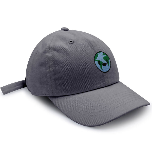 Happy Earth Dad Hat Embroidered Baseball Cap Earth Environment