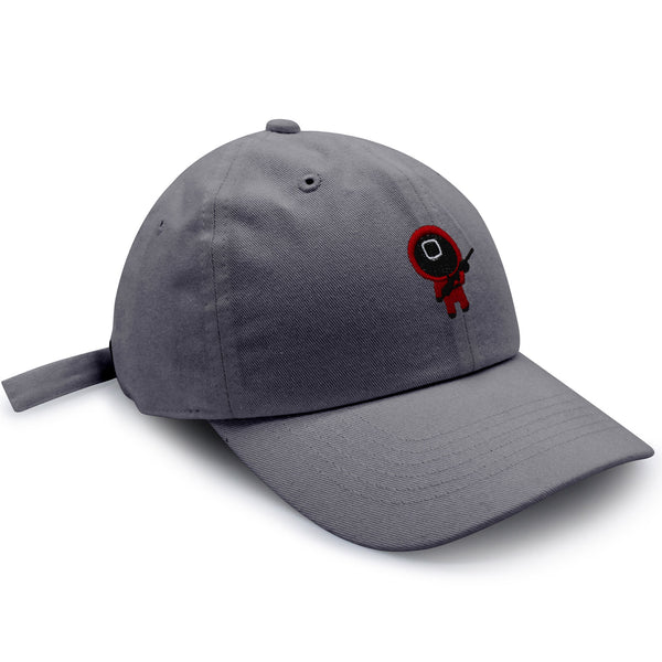 Squidman Dad Hat Embroidered Baseball Cap Game Death