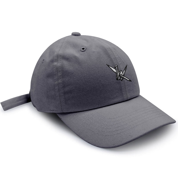 Origami Crane Dad Hat Embroidered Baseball Cap Paper Swan